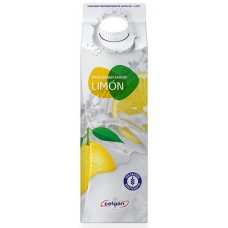 Celgan - Leche Batida Sabor Limon Zitronenmilch 1l Tetrapack produziert auf Teneriffa (Kühlware)