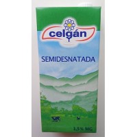 Celgan - Leche Semidesnatada Milch halbfett 1,5% 1l Tetrapack produziert auf Teneriffa