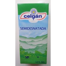 Celgan - Leche Semidesnatada Milch halbfett 1,5% 1l Tetrapack produziert auf Teneriffa