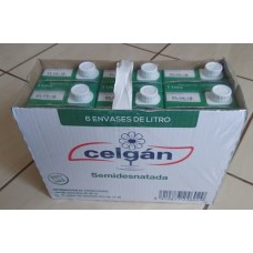 Celgan - Leche Semidesnatada Milch halbfett 1,5% 6x 1l Tetrapack produziert auf Teneriffa