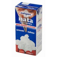 Celgan - Nata UHT Liquida Sahne 1l Tetrapack produziert auf Teneriffa (Kühlware)