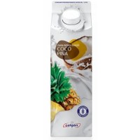 Celgan - Para Beber Sabor Coco Pina Kokos-Birne-Milch 450ml Tetrapack produziert auf Teneriffa (Kühlware)