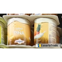 Celgan - Yogur Sabor Pina Ananas 4x 125g Becher produziert auf Teneriffa (Kühlware)