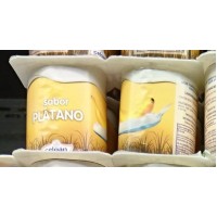 Celgan - Yogur Sabor Platano Banane 4x 125g Becher produziert auf Teneriffa (Kühlware)