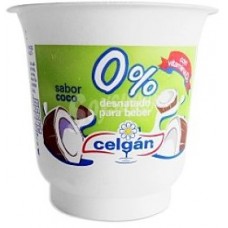 Celgan - Yogur Para Beber Coco 0% 125g Becher produziert auf Teneriffa (Kühlware)