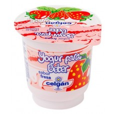 Celgan - Yogur Para Beber Fresa 125g Becher produziert auf Teneriffa (Kühlware)