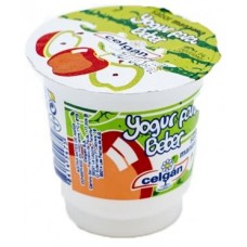 Celgan - Yogur Para Beber Manzana 125g Becher produziert auf Teneriffa (Kühlware)