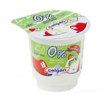 Celgan - Yogur Para Beber Manzana 0% 125g Becher produziert auf Teneriffa (Kühlware)