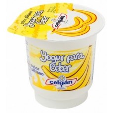 Celgan - Yogur Para Beber Platano 125g Becher produziert auf Teneriffa (Kühlware)