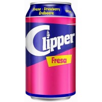 Clipper - Fresa Erdbeer-Limonade 330ml Dose im 6er-Pack produziert auf Gran Canaria