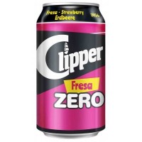 Clipper - Fresa Zero Erdbeer-Limonade zuckerfrei Dose 330ml produziert auf Gran Canaria