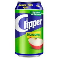 Clipper - Manzana Apple Apfelschorle 10% Fruchtsaftanteil 330ml Dose produziert auf Gran Canaria