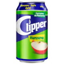 Clipper - Manzana Apple Apfelschorle 10% Fruchtsaftanteil 330ml Dose produziert auf Gran Canaria