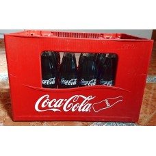 Coca-Cola Konturflasche Kronkorken 24x Glasflasche 350ml Kasten inkl. Mehrweg-Pfand 7,50 Euro - produziert auf Teneriffa (Tacoronte)