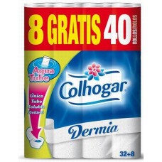 Colhogar - Dermia cuida tu piel 32+8 Rollen Toilettenpapier produziert auf Gran Canaria