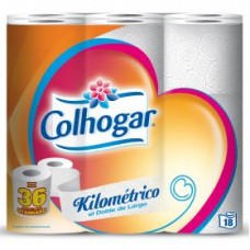 Colhogar - Kilometrico 18 Stück dreilagig (wie 36 Rollen) Toilettenpapier produziert auf Gran Canaria
