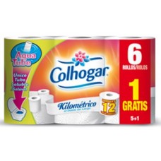 Colhogar - Kilometrico 6 Stück dreilagig (wie 12 Rollen) Toilettenpapier produziert auf Gran Canaria