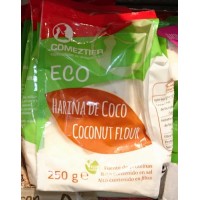 Comeztier - Harina de Coco Eco Kokosnussmehl Bio 250g Tüte produziert auf Teneriffa