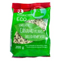 Comeztier - Semillas de Canamo Peladas Eco Canola-Samen geschält Bio 200g Tüte produziert auf Teneriffa