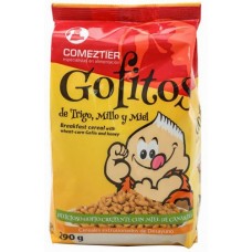 Comeztier - Gofitos de Trigo y Millo y Miel Weizen-Mais-Honig-Cereals Gofio Tüte 290g produziert auf Teneriffa