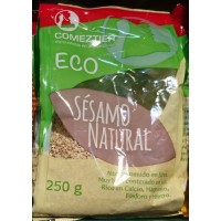 Comeztier - Sesamo Natural Eco Sesamkerne natur Bio 250g Tüte produziert auf Teneriffa