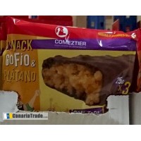 Comeztier - Barrita Snack de Gofio & Platano Riegel 3x25g produziert auf Teneriffa