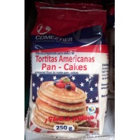 Comeztier - Tortitas Americanas Pan-Cakes Pan Cake Backmischung 250g Tüte produziert auf Teneriffa