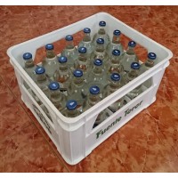 Fuenteror - Agua sin gas Mineralwasser still 500ml x20 Glasflaschen Kronkorken Kasten produziert auf Gran Canaria