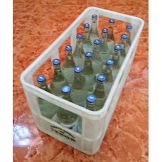Fuenteror - Agua sin gas Mineralwasser still 750ml x18 Glasflaschen Kronkorken Kasten produziert auf Gran Canaria