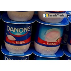 Danone - Yogurt Fresa Erdbeer 4er Pack 4x120g produziert auf Teneriffa (Kühlware)