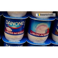 Danone - Yogur Sabor Frutas del Bosque 4er Pack 4x120g produziert auf Teneriffa (Kühlware)
