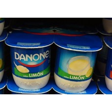 Danone - Yogur Sabor Limon 4er Pack 4x120g produziert auf Teneriffa (Kühlware)