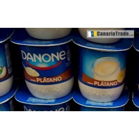 Danone - Yogurt Platano Banane 4er Pack 4x120g produziert auf Teneriffa (Kühlware)