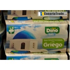 Dino daily - Yogur Natural Azucarado Griego Naturjoghurt gezuckert 4x125g (Kühlware) produziert auf Teneriffa