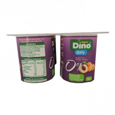 Dino daily - Desnatado 0% Yogur 4x Melocoton 4x Coco fettfrei zuckerfrei 8x125 produziert auf Teneriffa (Kühlware)