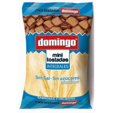 Domingo - Mini Tostadas integrales sin sal y azucares Mini-Zwieback salz- & zuckerfrei 280g produziert auf Teneriffa