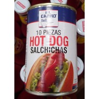 Garpa El Carro - Hot Dog Salchichas 10 Stück Dose 411g (Hersteller: Böklunder) (24-48h Lieferzeit)