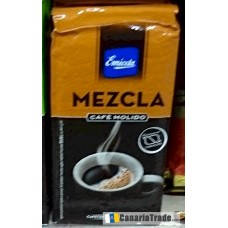 Emicela - Cafè Molido Mezcla Röstkaffee gemahlen 250g Karton produziert auf Gran Canaria