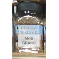 Especias Angela & J.J. - Anis Grano Anis gerieben 140g PET-Glas produziert auf Teneriffa