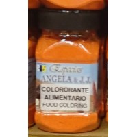 Especias Angela & J.J. - Colororante Alimentario Lebensmittelfarbe orange Pulver 250g PET-Glas produziert auf Teneriffa