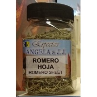 Especias Angela & J.J. - Romero Rosmarin Gewürz getrocknet 180g PET-Glas produziert auf Teneriffa