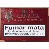 Flor Canaria - Mini Deluxe 50 Zigarillos dunkelbraune Schatulle von Gran Canaria