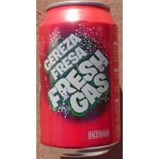 Fresh Gas - Cereza Fresa Lemonada Kirsch-Erdbeer-Limonade 330ml Dose produziert auf Gran Canaria