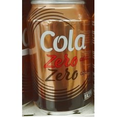 Hacendado - Cola zero azucar zero cafeina 330ml Dose produziert auf Gran Canaria