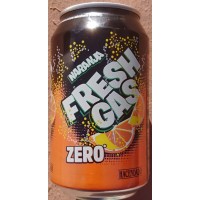 Fresh Gas - Naranja Zero Lemonada Orangen-Limonade zuckerfrei 330ml Dose produziert auf Gran Canaria