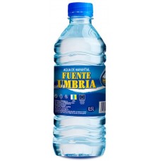Fuente Umbria - Agua de Manantial Mineralwasser still 500ml PET-Flasche produziert auf Gran Canaria