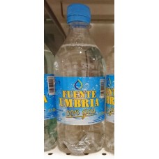 Fuente Umbria - Agua con gas Mineralwasser mit Kohlensäure 500ml PET-Flasche produziert auf Gran Canaria