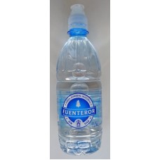 Fuenteror - Agua sin gas Mineralwasser still 500ml PET-Flasche Sportverschluß 20 Stück Stiege produziert auf Gran Canaria