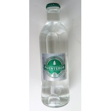 Fuenteror - Agua con gas Mineralwasser mit Kohlensäure 330ml Glasflasche Kronkorken produziert auf Gran Canaria