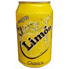 Gianica - Limon Zitronen-Limonade 6% Dose 330ml produziert auf Gran Canaria